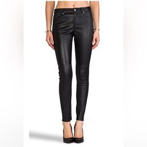 Lucille 100% Leather Pant in Black. Dakota Collective. New with tags. Size 28 M